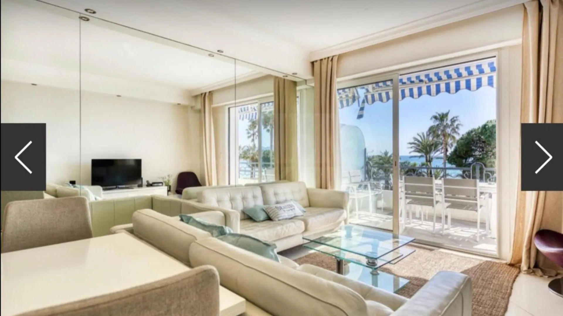 Luxury Appartment Cannes Croisette Opposite Martinez Beach Breathtaking Sea View 2 Bedrooms 2 Bathrooms 87M2 And Balcony 15 M2 0*,  Fransa
