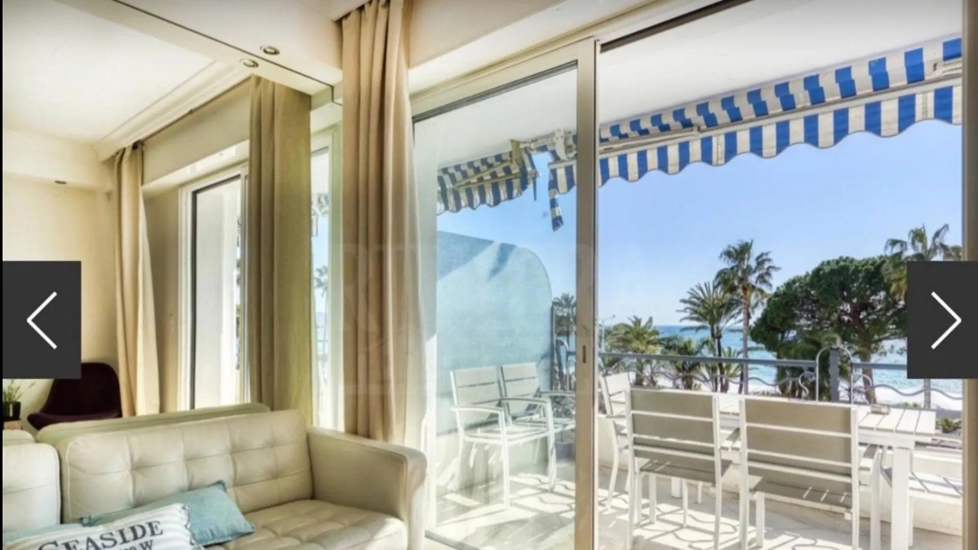 Luxury Appartment Cannes Croisette Opposite Martinez Beach Breathtaking Sea View 2 Bedrooms 2 Bathrooms 87M2 And Balcony 15 M2